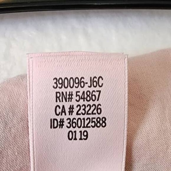 Victoria's Secret Spell Out Button Up Collared Long Sleeve Pajama Shirt Small - Picture 5 of 6